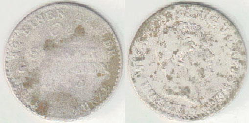 1843 Germany State silver 2 1/2 Groschen (Prussia) A005676